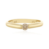 Gouden ring met een I1 Bruine Diamant
