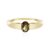 Gouden ring met een Oregon zonnesteen (AMAYANI)