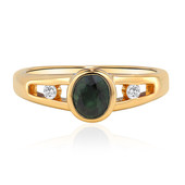 Gouden ring met een Teal Queensland Sapphire (Mark Tremonti)