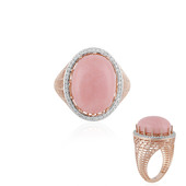 Gouden ring met een roze opaal (Ornaments by de Melo)