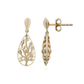 Gouden oorbellen met I1 (I) Diamanten (Ornaments by de Melo)