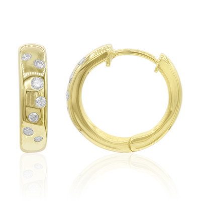 Gouden oorbellen met Diamanten SI2 (G) (Annette)