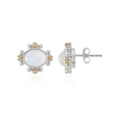 Zilveren oorbellen met Welo-opalen (Granulieren)