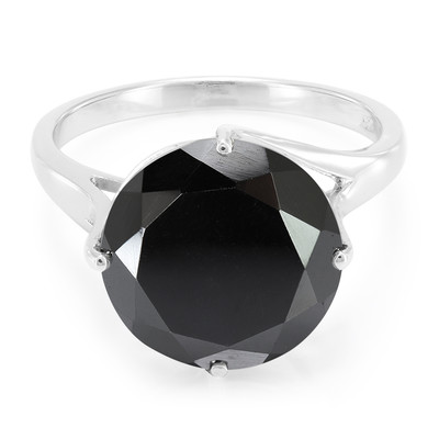 Zilveren ring met een Zwarte Hematiet