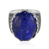 Zilveren ring met een lapis lazuli (Annette classic)