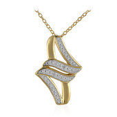 Zilveren halsketting met I3 (I) Diamanten