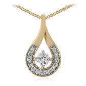 Gouden halsketting met een SI diamant (adamantes [!])