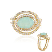 Gouden ring met een Paraibe opaal (de Melo)