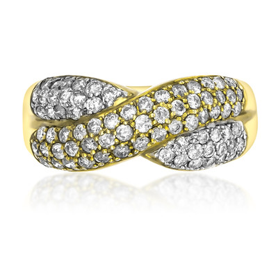 Gouden ring met I1 (H) Diamanten
