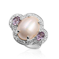 Zilveren ring met een Mabe parel (Dallas Prince Designs)