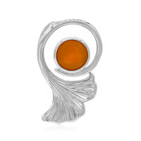 Zilveren hanger met een Oranje Maansteen