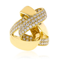 Gouden ring met SI diamanten (CIRARI)