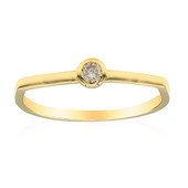 Gouden ring met een SI2 Argyle Champagne Diamant (de Melo)