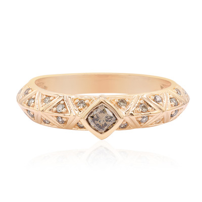 Gouden ring met een SI Rose de France Diamant (Annette)