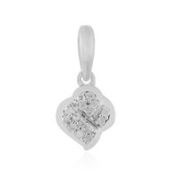 Zilveren hanger met I1 (I) Diamanten