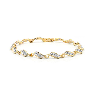 Gouden armband met Diamanten SI2 (G) (Annette)