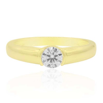 Gouden ring met een VVS1 (F) Diamant (Annette)