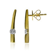 Gouden oorbellen met VS1-Diamanten (F) (adamantes [!])