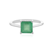 Zilveren ring met een Zambia-smaragd
