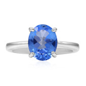 Zilveren ring met een Indigo blauwe topaas