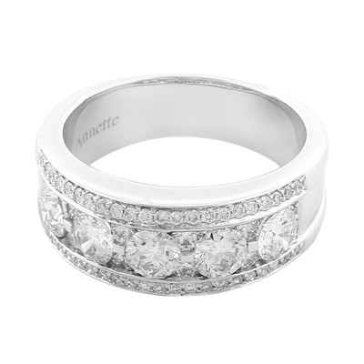 Gouden ring met VS1-Diamanten (H) (Annette)