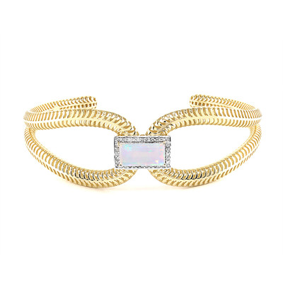 Gouden armband met een AAA Welo-opaal (Ornaments by de Melo)