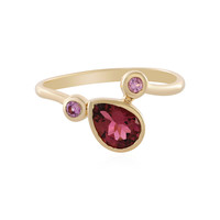 Gouden ring met een roze toermalijn (KM by Juwelo)