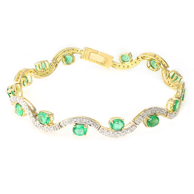 Gouden armband met Nova Era smaragden