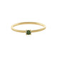 Gouden ring met een I2 Groene Diamant