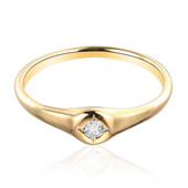 Zilveren ring met een I3 (I) Diamant