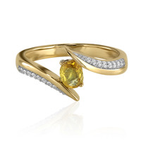 Gouden ring met een Gele Queensland Saffier (Mark Tremonti)