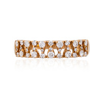 Gouden ring met I1 (H) Diamanten (de Melo)