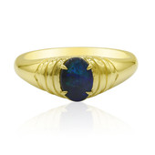Gouden ring met een Lightning Ridge Zwarte Opaal (Mark Tremonti)