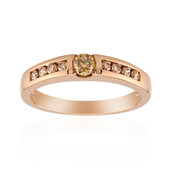 Gouden ring met een SI1 Argyle Rose De France Diamant (Annette)