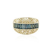 Gouden ring met Londen-blauwe topaasstenen (Ornaments by de Melo)
