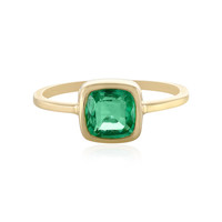 Gouden ring met een Russische smaragd