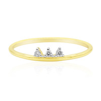 Gouden ring met Diamanten SI1 (G)