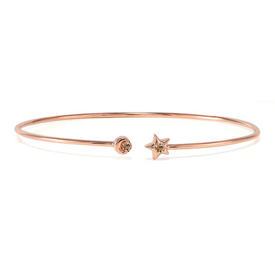 Gouden armband met SI1 Argyle Rose De France Diamanten (Annette)