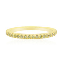 Gouden ring met Si1 Kanarie Diamanten