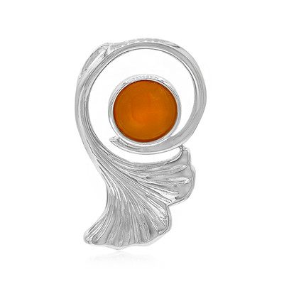 Zilveren hanger met een Oranje Maansteen (MONOSONO COLLECTION)