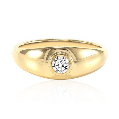 Gouden ring met een VS2 Diamant (E) (adamantes [!])