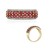 Gouden ring met roze toermalijnen (Adela Gold)