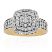 Gouden ring met een Diamant SI2 (G)
