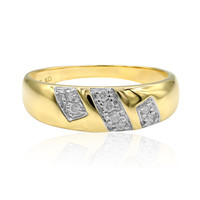 Gouden ring met I1 (G) Diamanten
