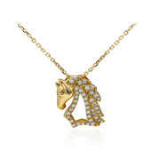 Gouden halsketting met I1 (H) Diamanten (Smithsonian)