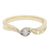 Gouden ring met een SI diamant (Annette)