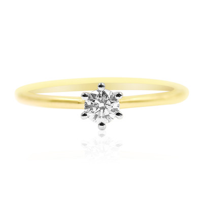 Gouden ring met een VS2 (G) Canadese Diamant