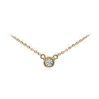Gouden halsketting met een Diamant SI1 (G)