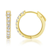 Gouden oorbellen met I1 (H) Diamanten (CIRARI)
