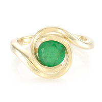 Gouden ring met een Sao Francisco smaragd